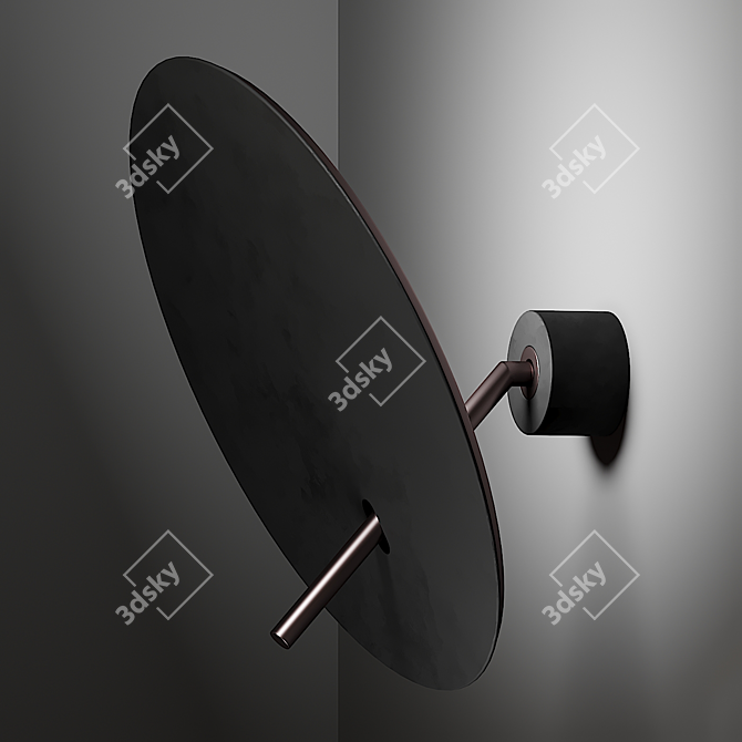 Elegant Lua Wall Sconce: Illuminating Style 3D model image 1