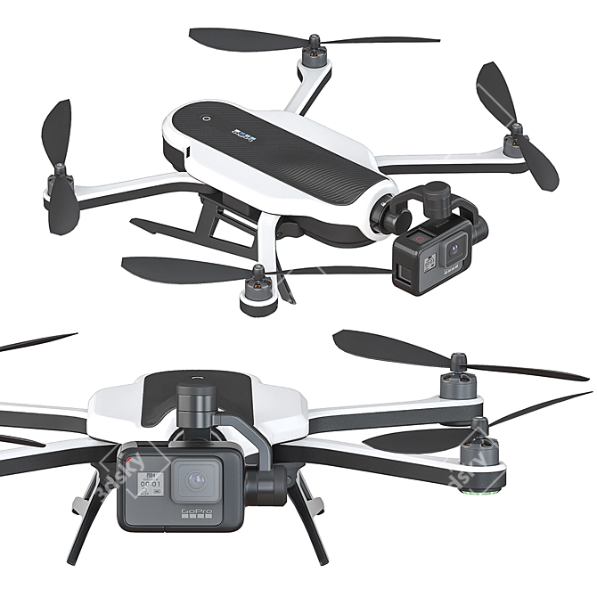 Elevate Your Perspective: GoPro KARMA Drone 3D model image 1