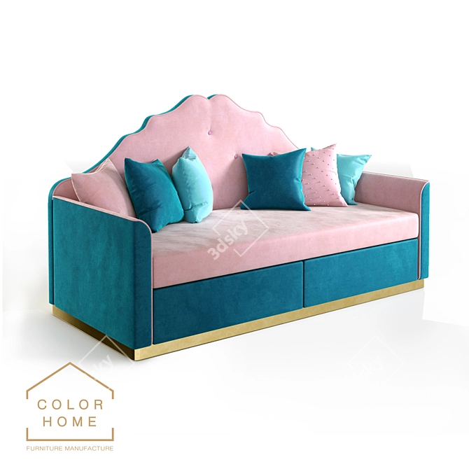 Little Lilu Sofa 3D model image 1