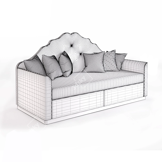 Little Lilu Sofa 3D model image 6