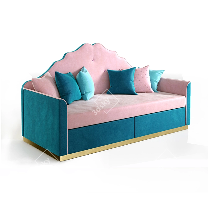 Little Lilu Sofa 3D model image 7