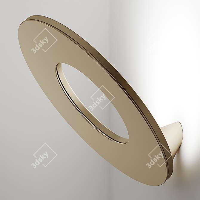 PASSEPARTOUT Brass Wall Sconce 3D model image 1