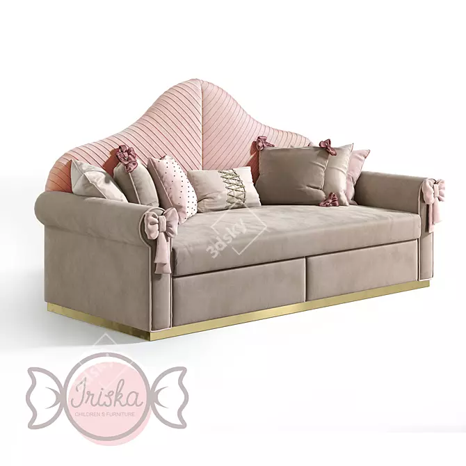 Anastasia Kids Folding Sofa 3D model image 4