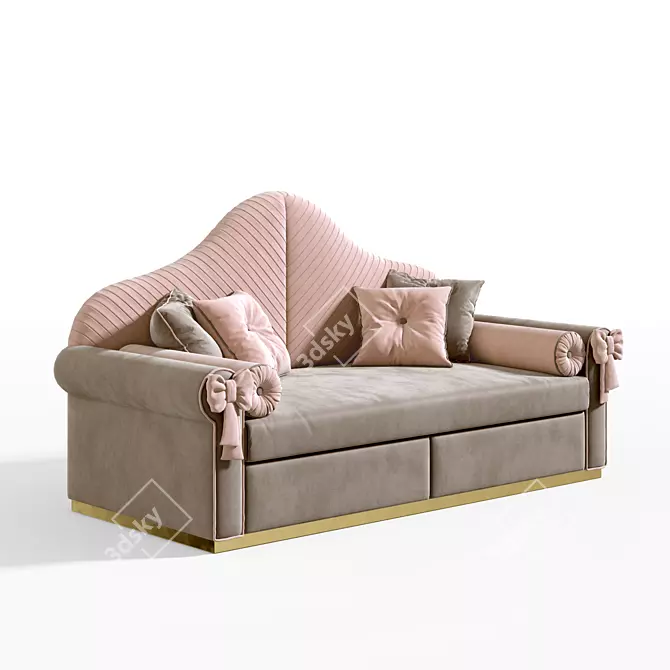 Anastasia Kids Folding Sofa 3D model image 7