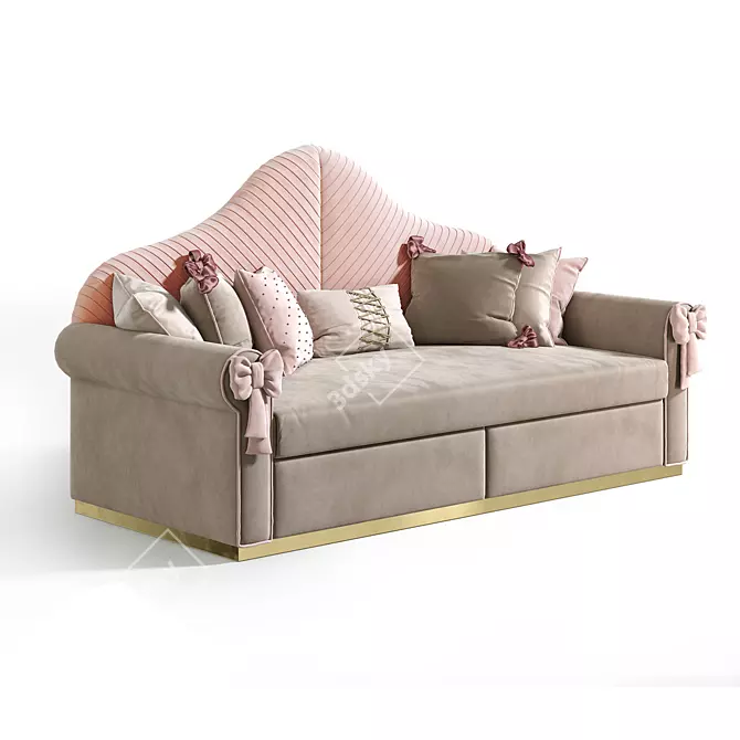 Anastasia Kids Folding Sofa 3D model image 8