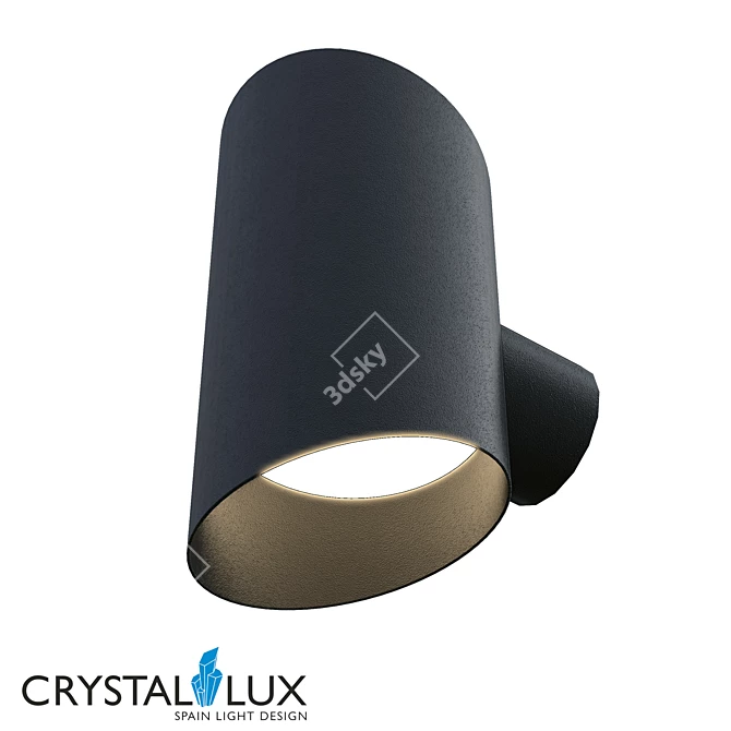 Crystal Lux CLT 134W BL Pendant Light 3D model image 1