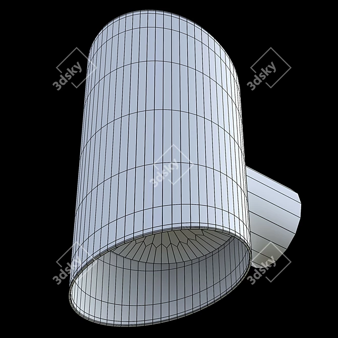 Crystal Lux CLT 134W BL Pendant Light 3D model image 2