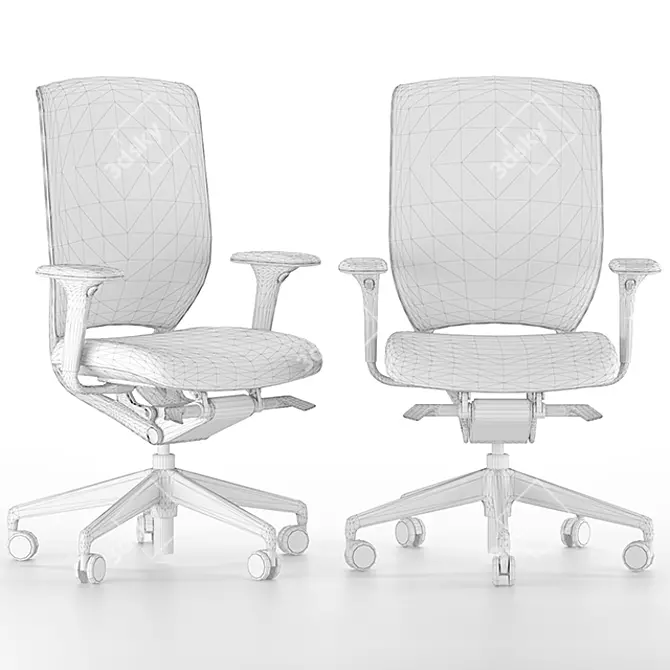 Evolving Comfort: EVOLVE Office Chair 3D model image 2