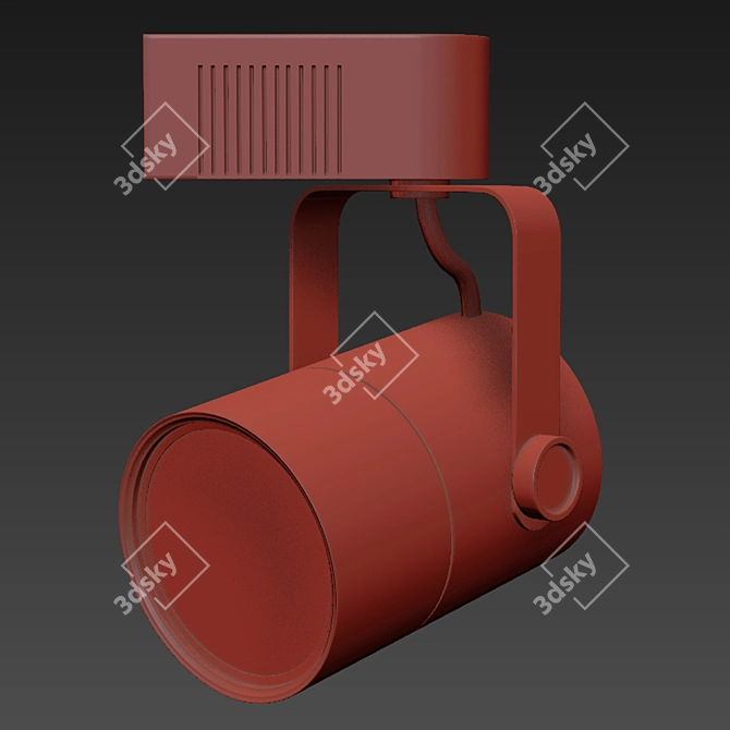 Versatile Elco Lighting Track Light 3D model image 2