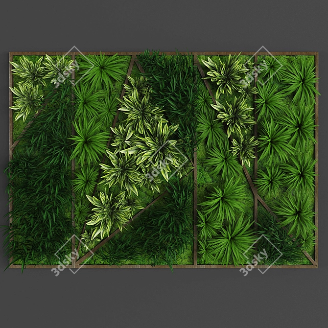 SpaceSaver Vertical Garden 3D model image 1