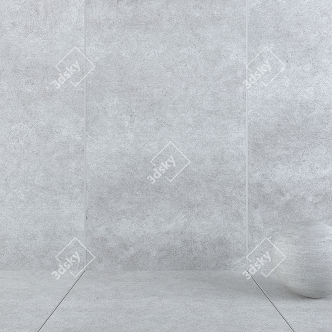 Aulla Graphite Wall Tiles - HD Textures 3D model image 1