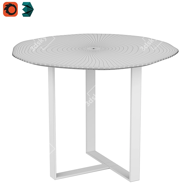 Minimalist Coffee Table 3D model image 3