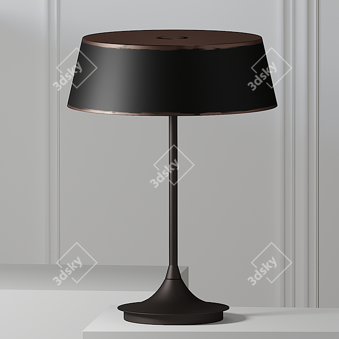 Elegant Oriental Charm: CHINA TABLE LAMP 3D model image 1