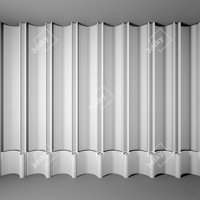 Modern Decor Wall Panel - PN5 3D model image 3