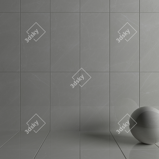 Royal Marble Motion Grey Wall Tiles 399 3D model image 3