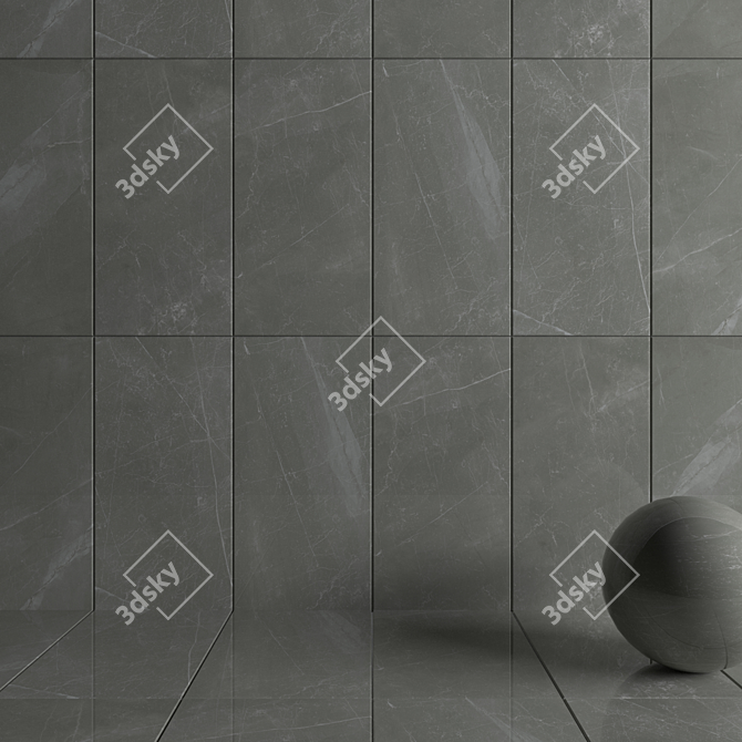 Royal Marble Pulpis Gray Wall Tiles 3D model image 3