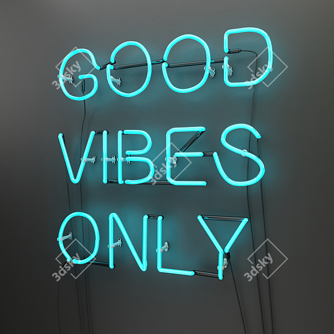  Blissful Vibe Sculpture 3D model image 2