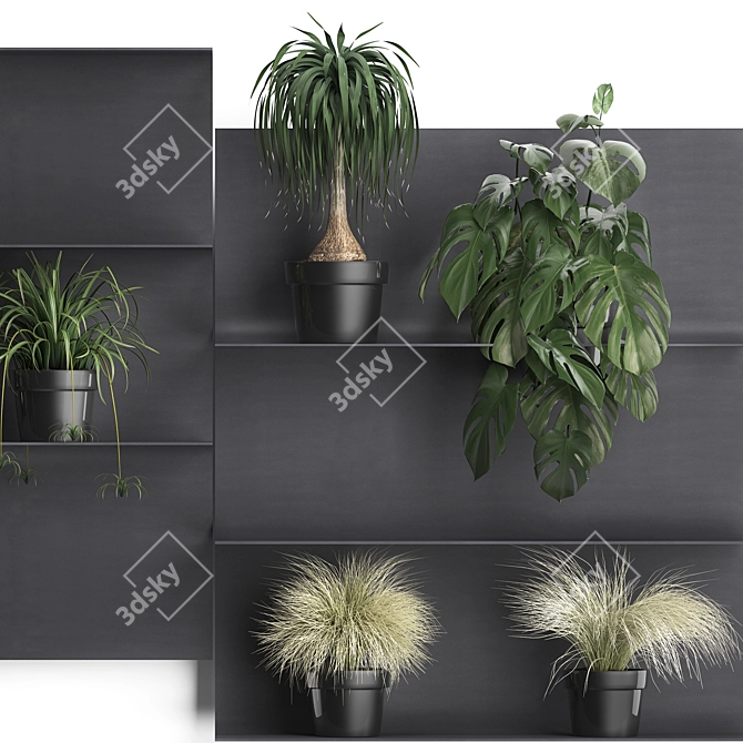  3D Vertical Gardening Collection 3D model image 2