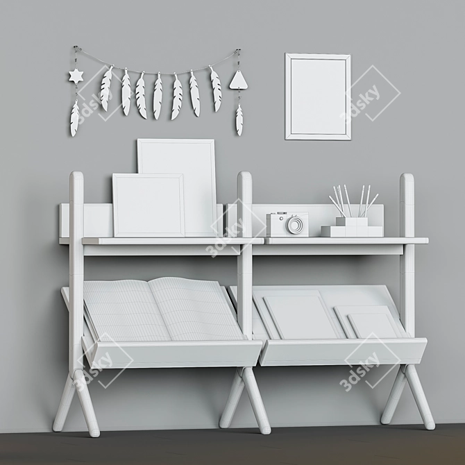 Kids Toy and Furniture Set 3D model image 3