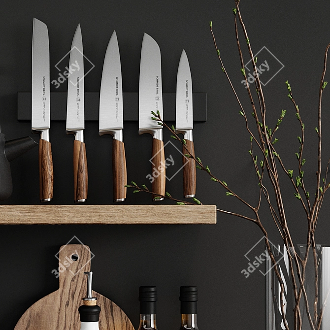 Gourmet Kitchen Essentials: Nicolas Vahe Lemonade & Schmidt Brothers Knives 3D model image 3
