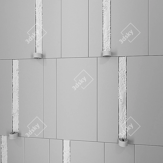 Elegant Decor Panel - PN14 3D model image 3