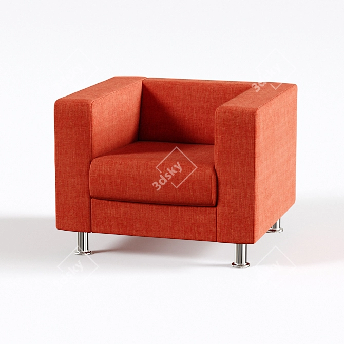 Title: OM Chair Alekto - Russian-Made Luxury Comfort 3D model image 1