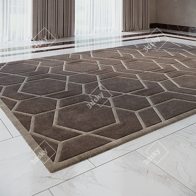 Luxury Claire Longhi Carpet - 400 x 270 cm 3D model image 2