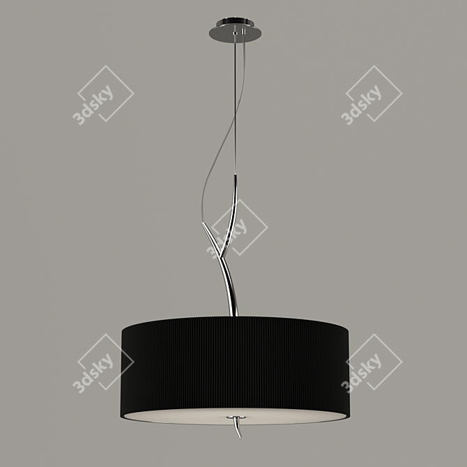 EVE OM Mantra Chandelier - 3 Lights 3D model image 1