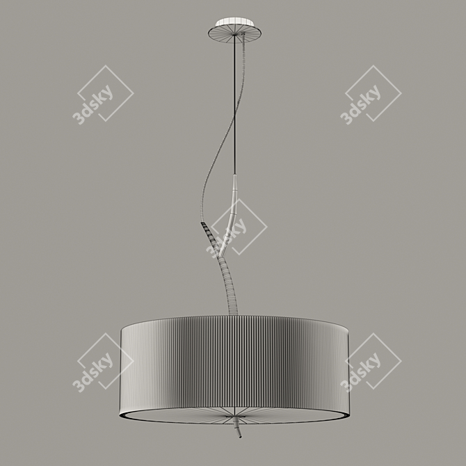 EVE OM Mantra Chandelier - 3 Lights 3D model image 2