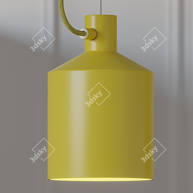 Minimalist Silo Pendant Light 3D model image 2