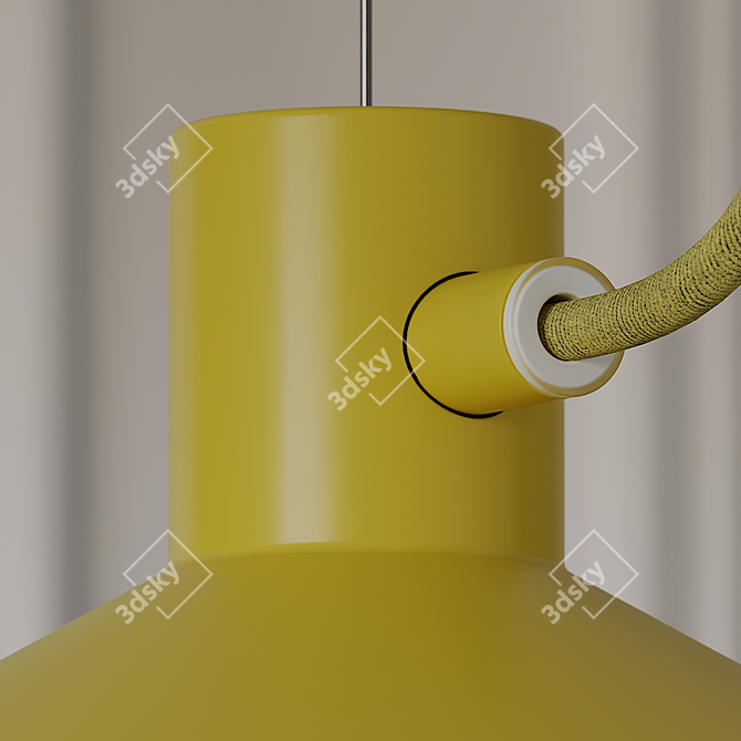 Minimalist Silo Pendant Light 3D model image 3