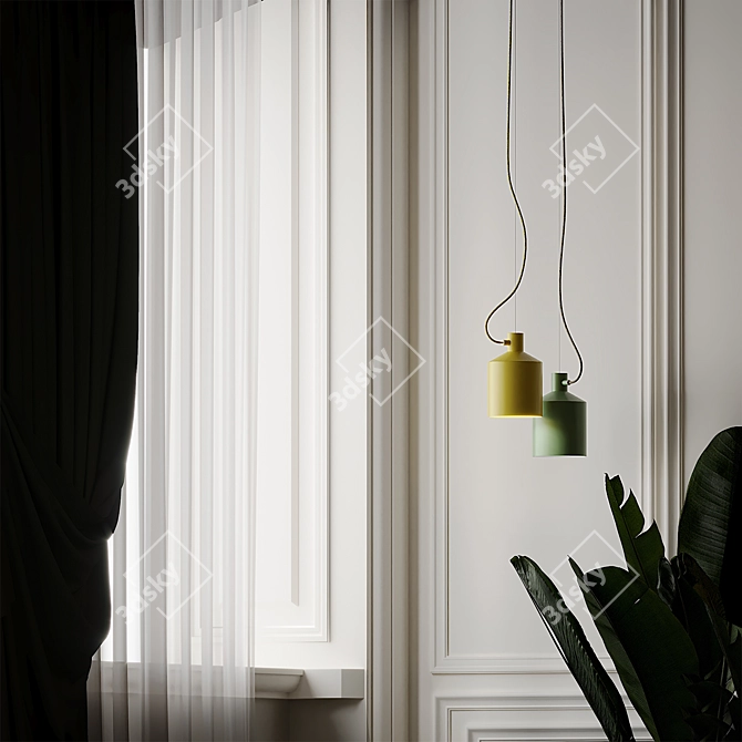 Minimalist Silo Pendant Light 3D model image 4