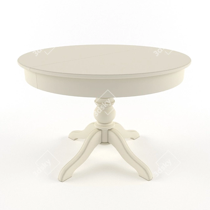 Lotus Tri-Legged Table 3D model image 1