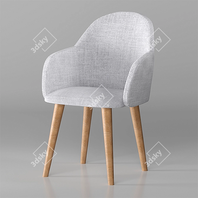 ErgoSeat 998: Modern Armchair 3D model image 1