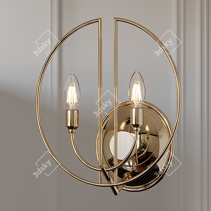 Beetle Wall Lamp: Elegant Illumination from Creativemary 3D model image 2