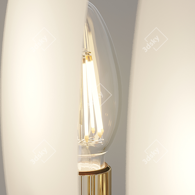 Beetle Wall Lamp: Elegant Illumination from Creativemary 3D model image 3