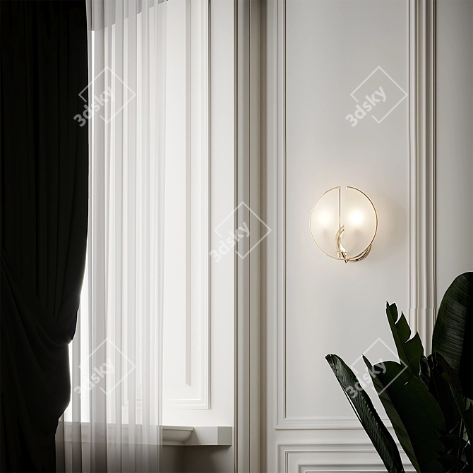 Beetle Wall Lamp: Elegant Illumination from Creativemary 3D model image 4