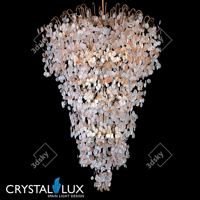 Barcelona SP33 Pendant Light: Elegant and Adjustable 3D model image 1