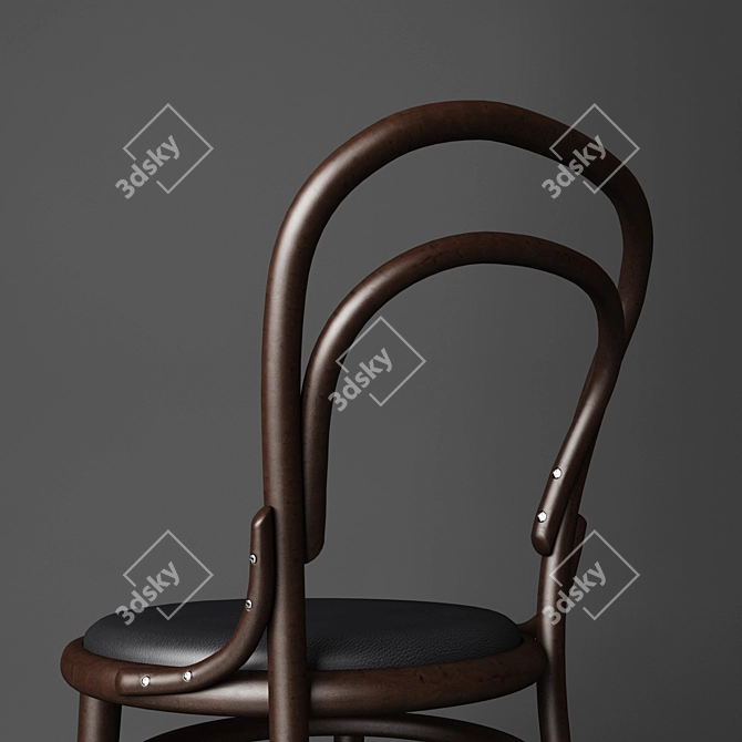 TON Cafe Chair 14: Stylish and Comfortable 3D model image 2