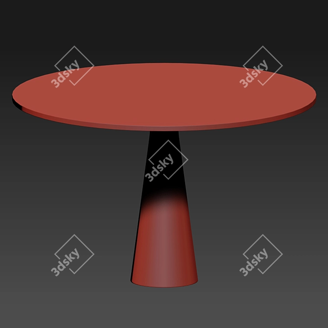 Elegant Rochelle Dining Chair 3D model image 3