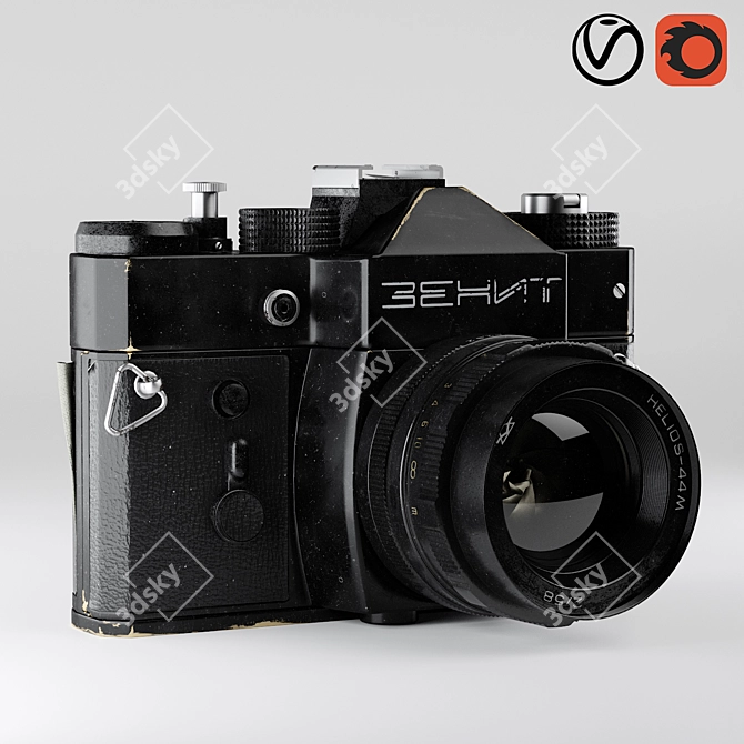 Soviet Zenit TTL: Versatile 35mm SLR Camera 3D model image 1