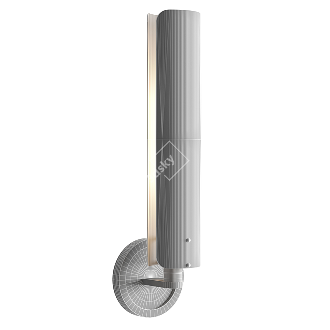 Elegant Albert Sconce 3D model image 2