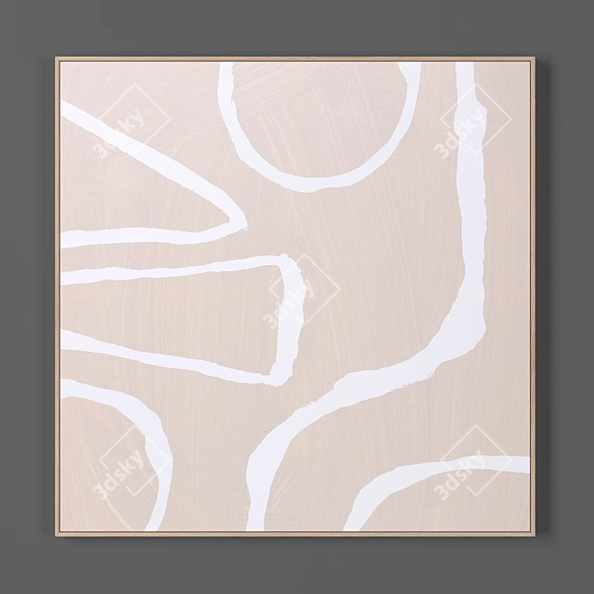 Wooden Frame Collection 900x900 mm 3D model image 1