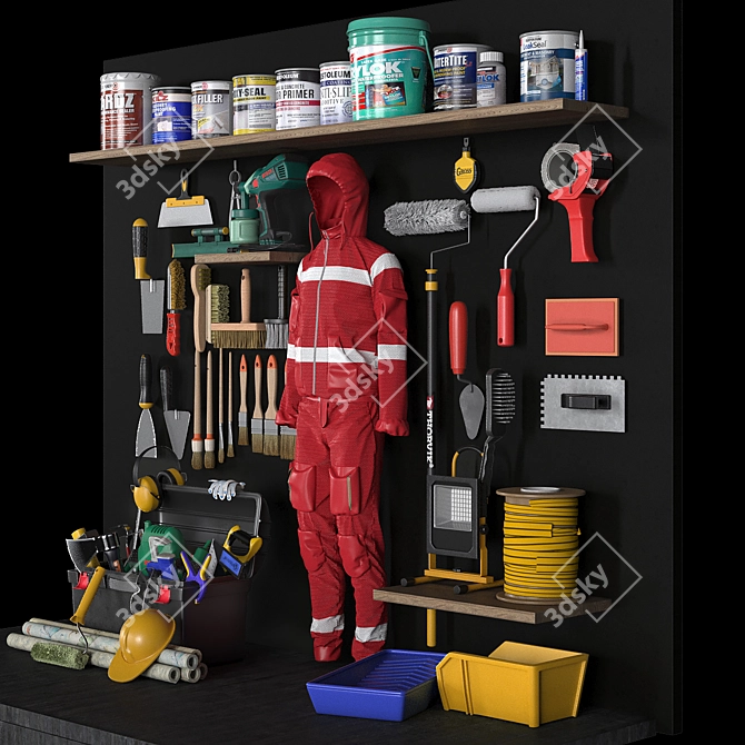 Ultimate Garage Tools Set 3D model image 6