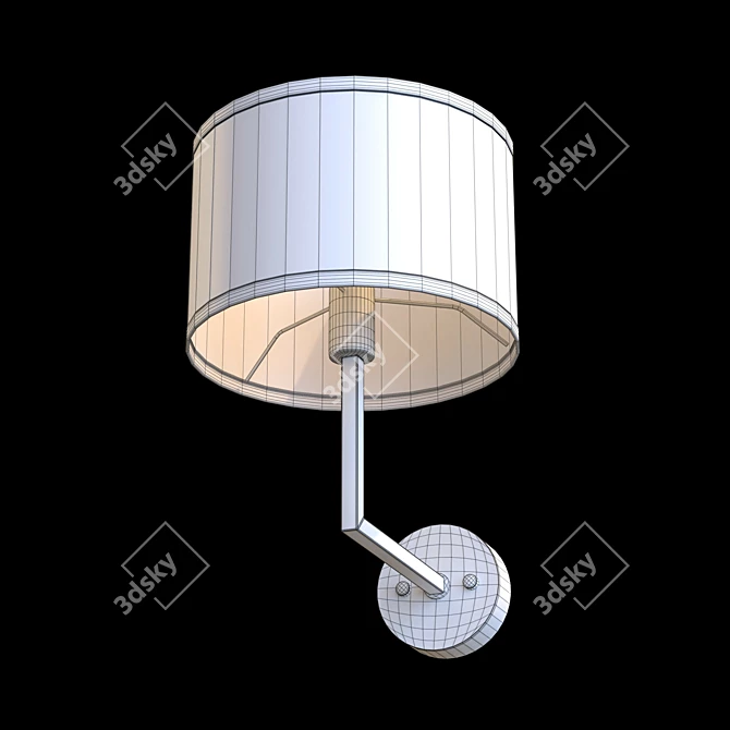 Crystal Lux Asta AP1 Wall Sconce 3D model image 2