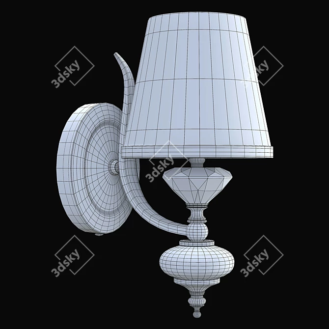 Betis AP1 Wall Sconce 3D model image 2