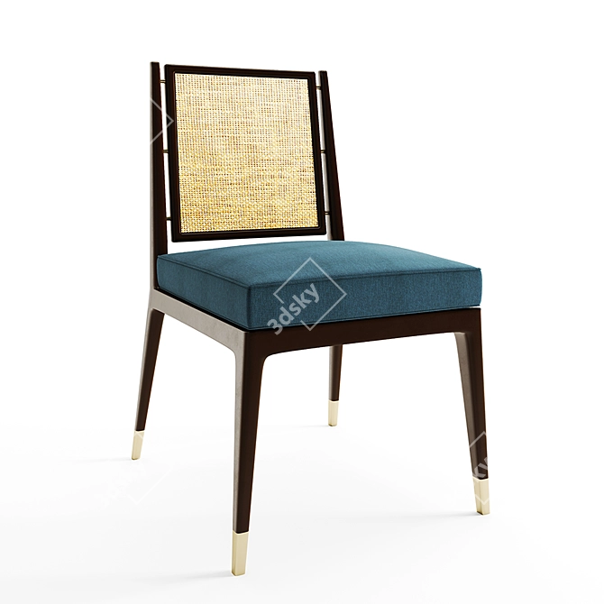 Elegant Bahl II Chair - Timeless & Comfortable 3D model image 1