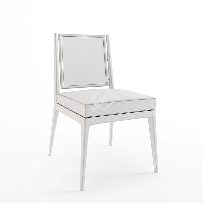 Elegant Bahl II Chair - Timeless & Comfortable 3D model image 3