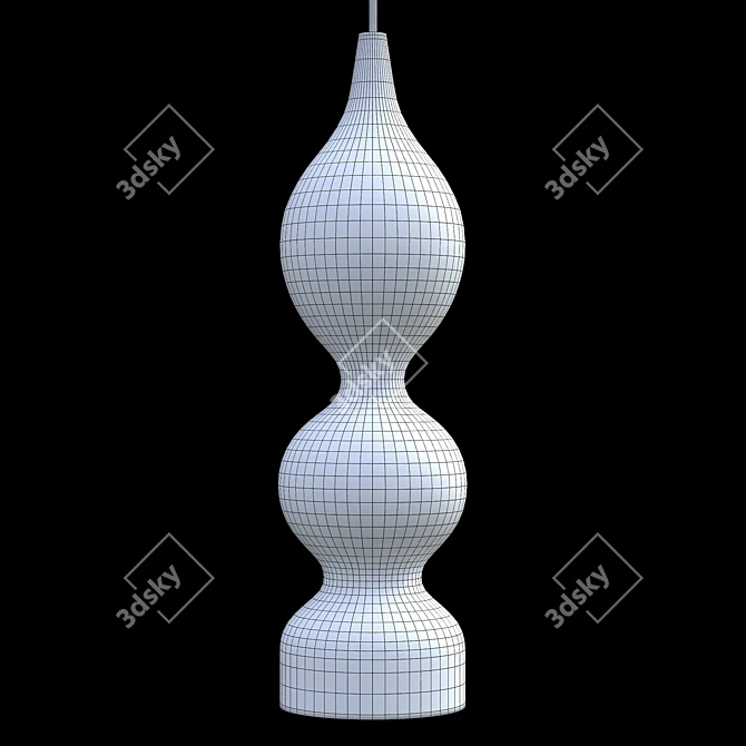 Crystal Lux IRIS SP1 B Smoke - Pendant Light 3D model image 2