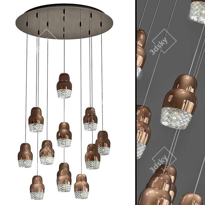 Sleek and Elegant Lighting Solution 3D model image 1